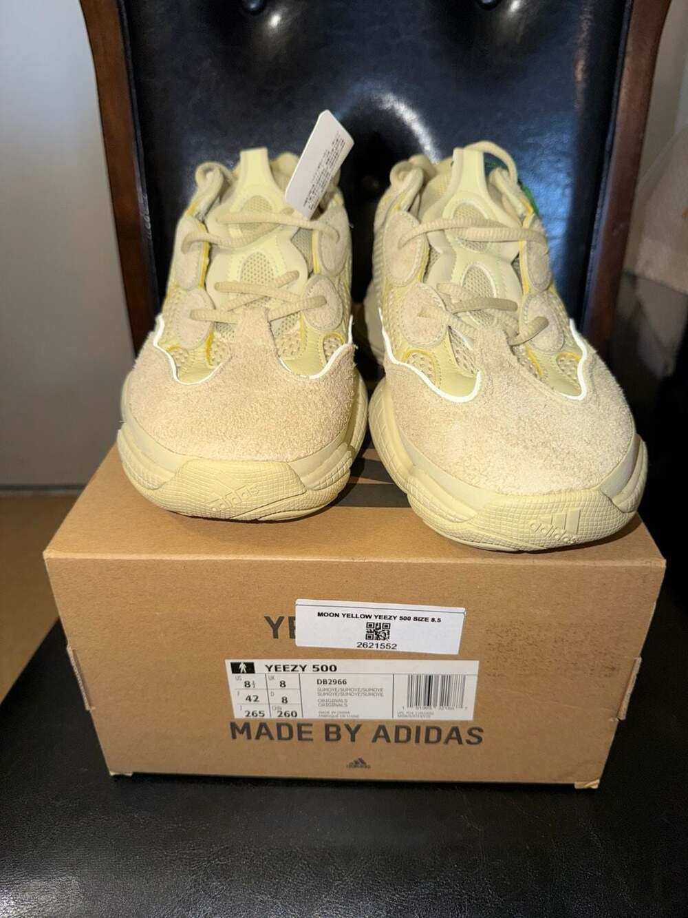 Adidas Yeezy 500 Size 8.5 Super Moon Yellow
